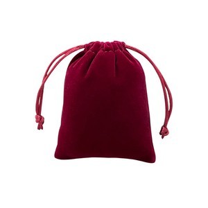 Fiber Suede Drawstring Bag