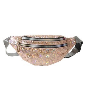 Holographic Neon PU Leather Fanny Pack
