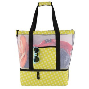 Oversized Tote Bag with Detachable Insulated Cooler
