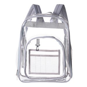 Clear PVC Backpack with Adjustable Straps