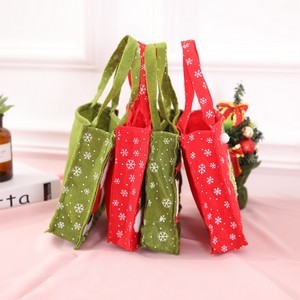 Christmas Santa Claus Snowman Candy Bag