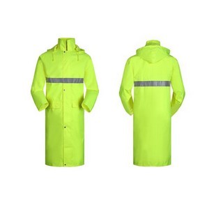 Waterproof Windproof Safety Long Rain Jacket
