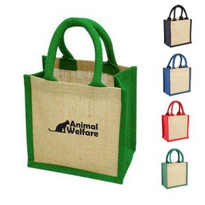 Burlap Tote Bag