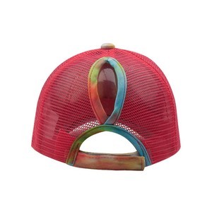 Ponytail Baseball Tie Dye Net Hat