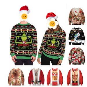 Full Color Digital Crew Neck Long Sleeves Shirt