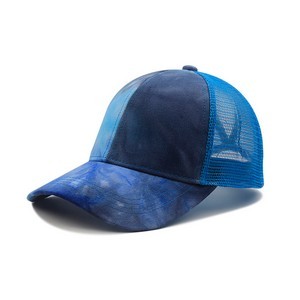 Ponytail Baseball Tie Dye Net Hat