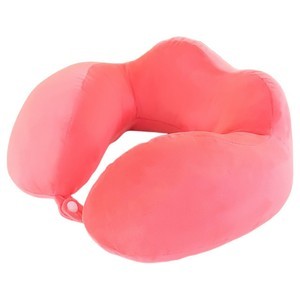 2N1 Gingerbread Heart Cushion & Neck Pillow Set