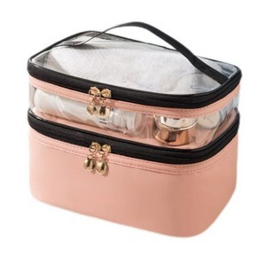 Travel Organizer Double Layer Makeup Bag