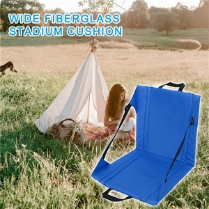 Folding Foam Stadium Cushion w/ Buckle & Handle