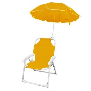 Kids Folding Beach Chair with Umbrella