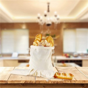 Organic Linen Cotton Bread Bag
