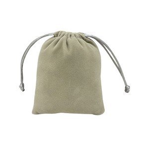Fiber Suede Drawstring Bag