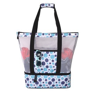 Oversized Tote Bag with Detachable Insulated Cooler