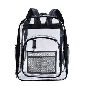 Clear PVC Backpack with Adjustable Straps