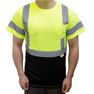 Short Sleeve Safety T-shirt with 2" Replective Tape