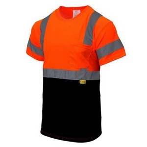 Short Sleeve Safety T-shirt with 2" Replective Tape
