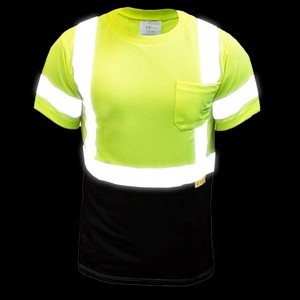 Short Sleeve Safety T-shirt with 2" Replective Tape