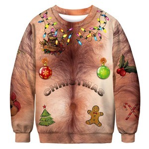 Full Color Digital Crew Neck Long Sleeves Shirt