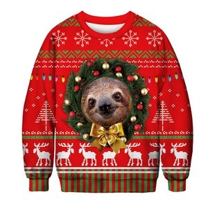 Full Color Digital Crew Neck Long Sleeves Shirt