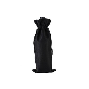 Reusable Burlap Wine Bottle Pouch