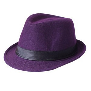 Linen Straw Fedora Hat