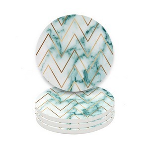Car Ceramic Round Coaster