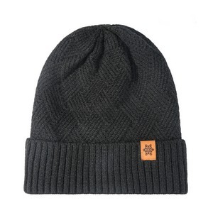 Men's Fleece-Lined Thick Knit Hat