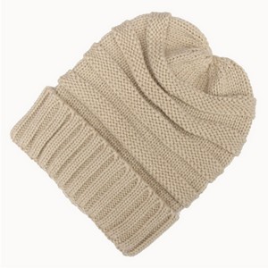 Scottish Cable Knit Acrylic Winter Beanie