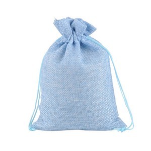 Recyclable Burlap Drawstring Gift Bag