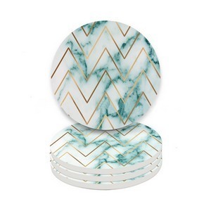 Car Ceramic Round Coaster