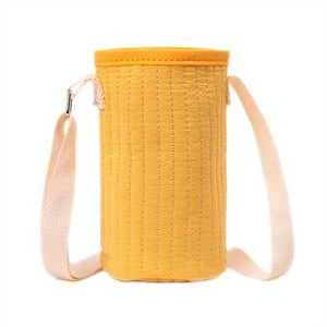 Insulated Can Holder with Adjustable Strap and Detachable Cover
