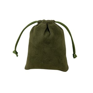 Fiber Suede Drawstring Bag