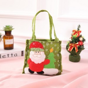 Christmas Santa Claus Snowman Candy Bag