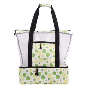 Oversized Tote Bag with Detachable Insulated Cooler