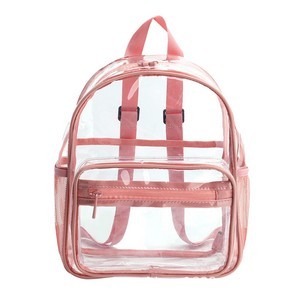 Clear PVC Backpack with Adjustable Straps