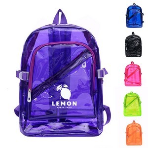 Pvc Clear Plastic Daily Backpack