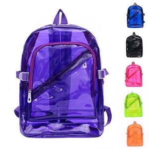 Pvc Clear Plastic Daily Backpack