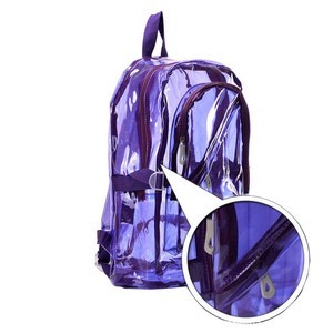 Pvc Clear Plastic Daily Backpack