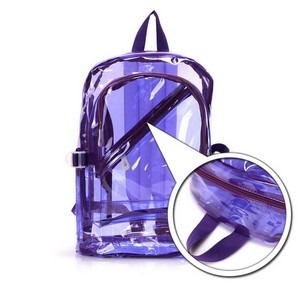 Pvc Clear Plastic Daily Backpack