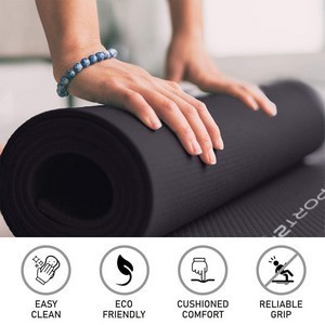 NBR Yoga Mat With Carrying Case