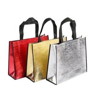 Laser Glitter Non-woven Shopping Bag