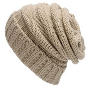 Scottish Cable Knit Acrylic Winter Beanie