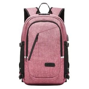 Portable USB Charging Travel Laptop Backpack