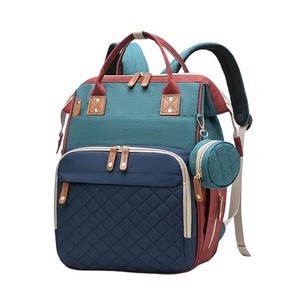 Convertible Diaper Backpack with USB Charging Port