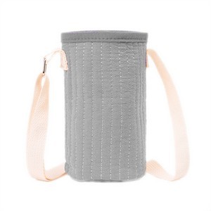 Insulated Can Holder with Adjustable Strap and Detachable Cover