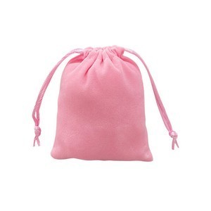 Fiber Suede Drawstring Bag