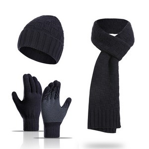 3Pcs Outdoor Sport Gloves with Hat & Scarf