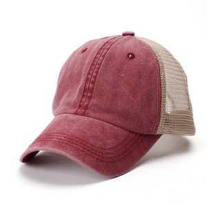 Vintage Ponytail Baseball Cap