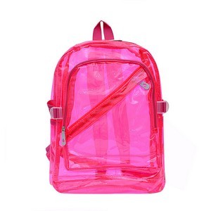 Pvc Clear Plastic Daily Backpack