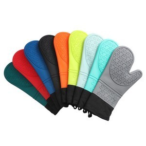 Silicone Oven Mitt w/ Cotton Lining